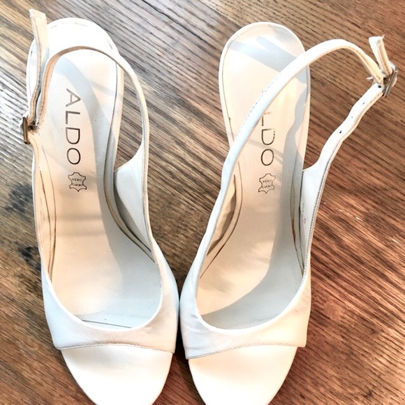 ALDO white slings - Picture 7 of 8